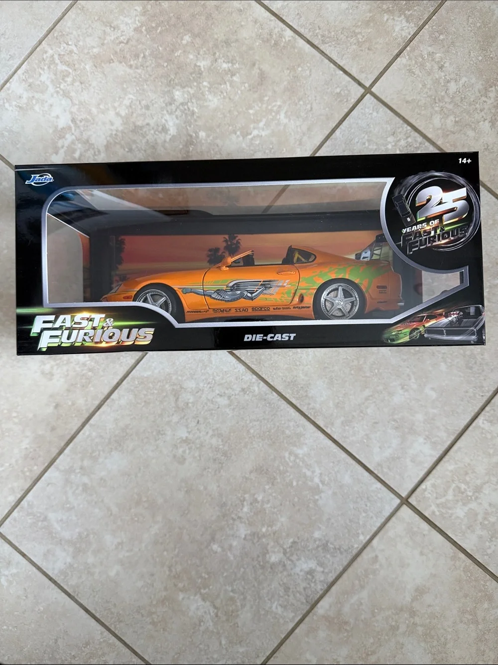 Jada Toya 25 Years of Fast & Furious 1/18 Die-Cast Cars JDM S15 Silvia MK4 Supra